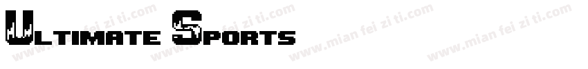 Ultimate Sports字体转换